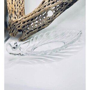 Vintage Heisey Crystolite Relish Pickle Dish